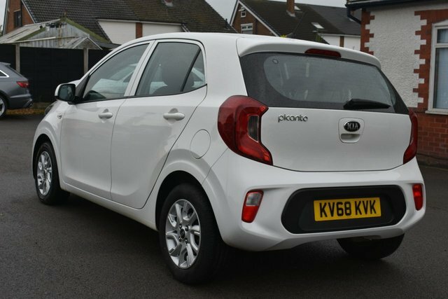 Kia Picanto 2 Hatchback KV68KVK White #4