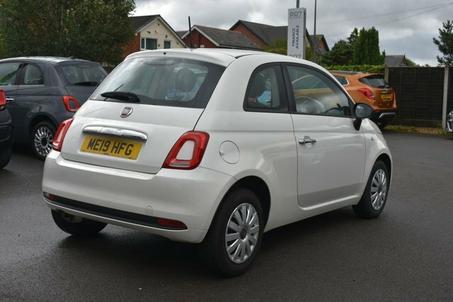 Fiat 500 Pop Hatchback ME19HFG White #4