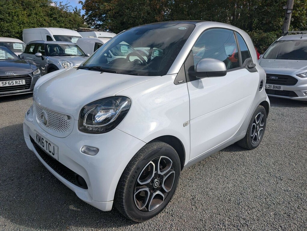 Smart Fortwo Coupe Coupe 1.0 Prime Premium Twinamic Euro 6 Ss White