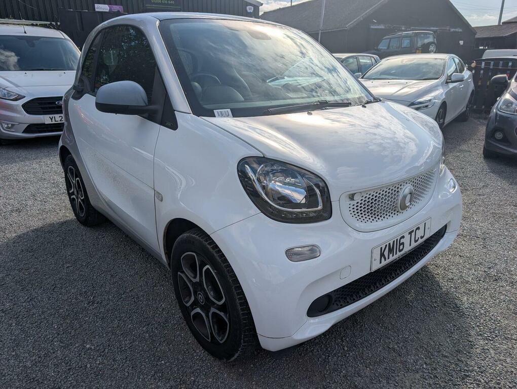 Smart Fortwo Coupe Coupe 1.0 Prime Premium Twinamic Euro 6 Ss White #2