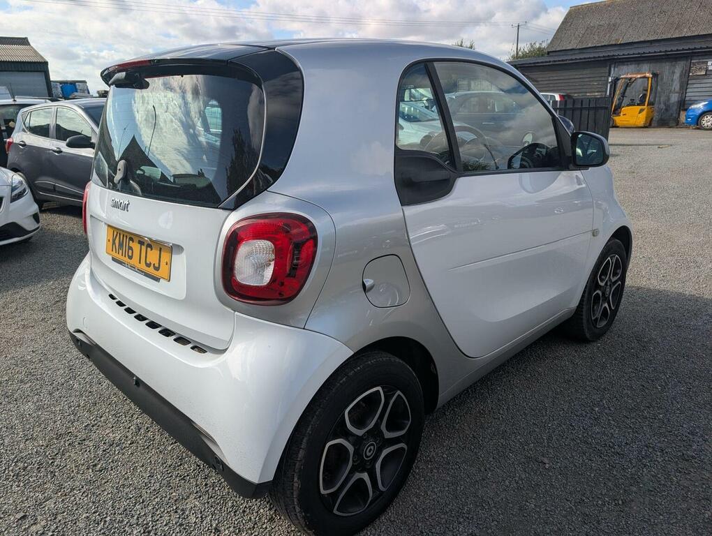 Smart Fortwo Coupe Coupe 1.0 Prime Premium Twinamic Euro 6 Ss White #4