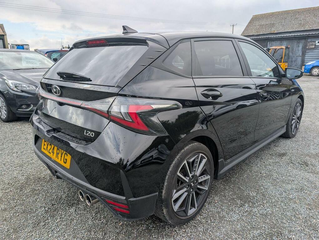 Hyundai I20 Hatchback 1.0 T-gdi Mhev N Line Euro 6 Ss Black #3