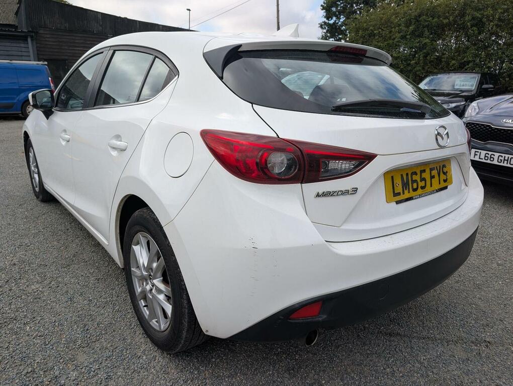 Mazda 3 Hatchback 2.0 Skyactiv-g Se Euro 6 Ss 2015 LM65FYS White #4