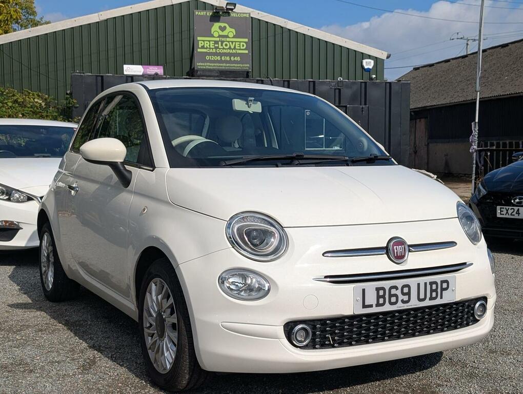Fiat 500 1.2 Lounge Euro 6 Ss White