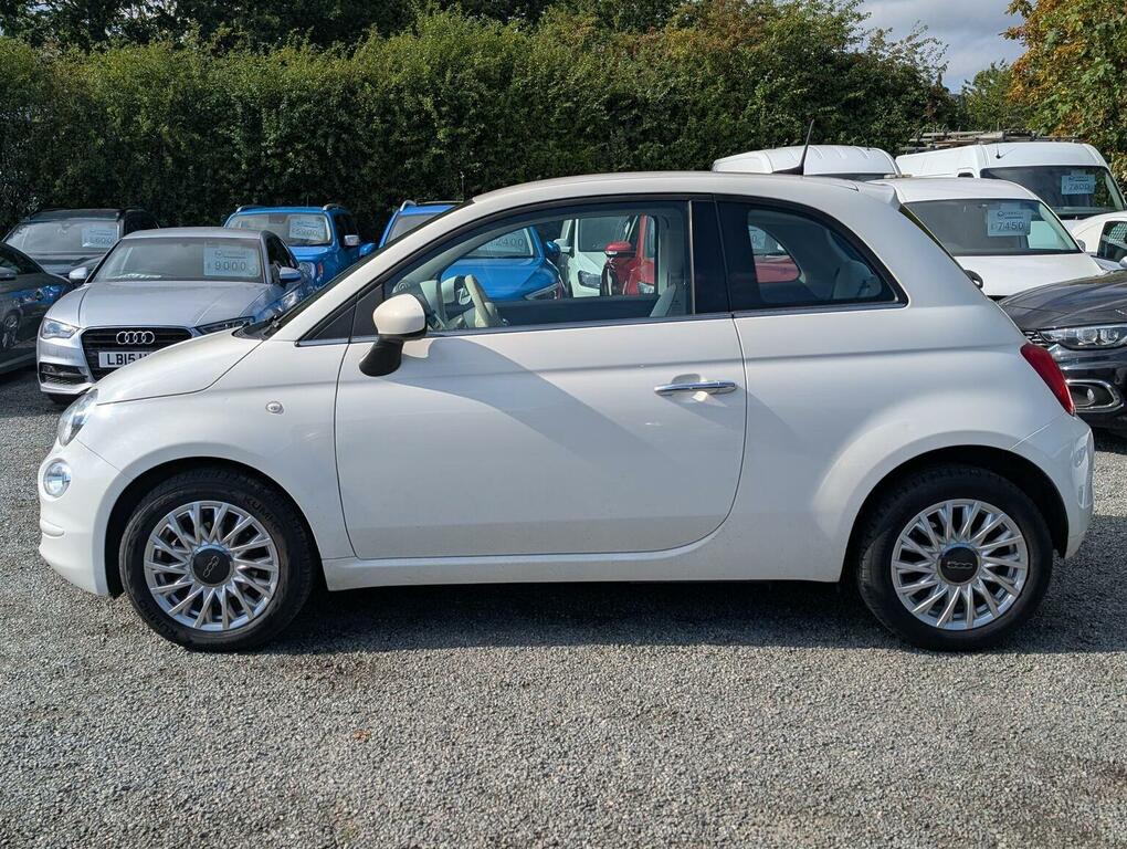 Fiat 500 1.2 Lounge Euro 6 Ss LB69UBP White #5