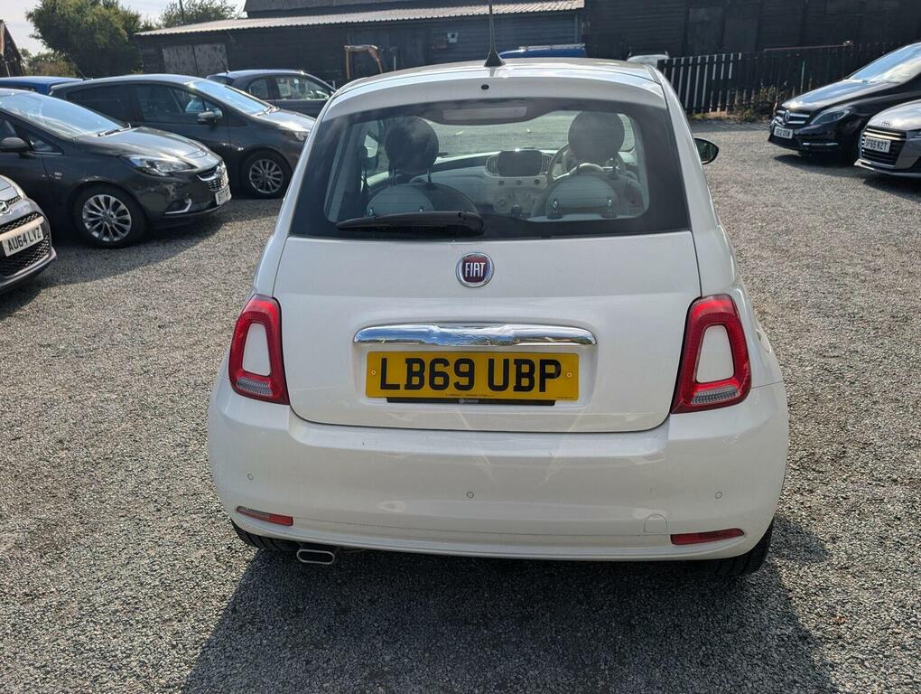 Fiat 500 1.2 Lounge Euro 6 Ss LB69UBP White #6