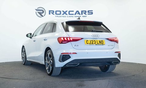 Audi A3 Hatchback CJ23LND White #5