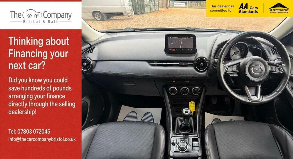 Mazda CX-3 2.0 Skyactiv-g Sport Nav Euro 6 Ss VO19BHX Black #2