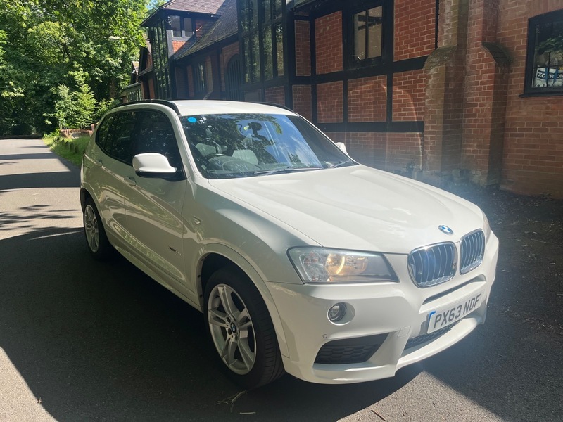 BMW X3 Xdrive20d M Sport White