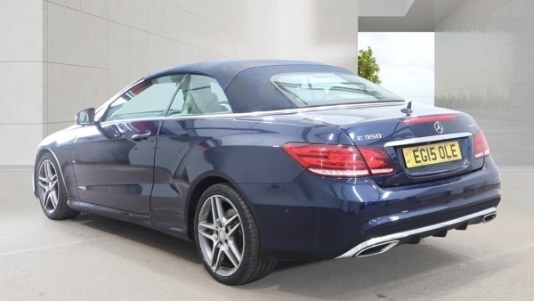 Mercedes-Benz E Class E350 Bluetec Amg Line Blue #3
