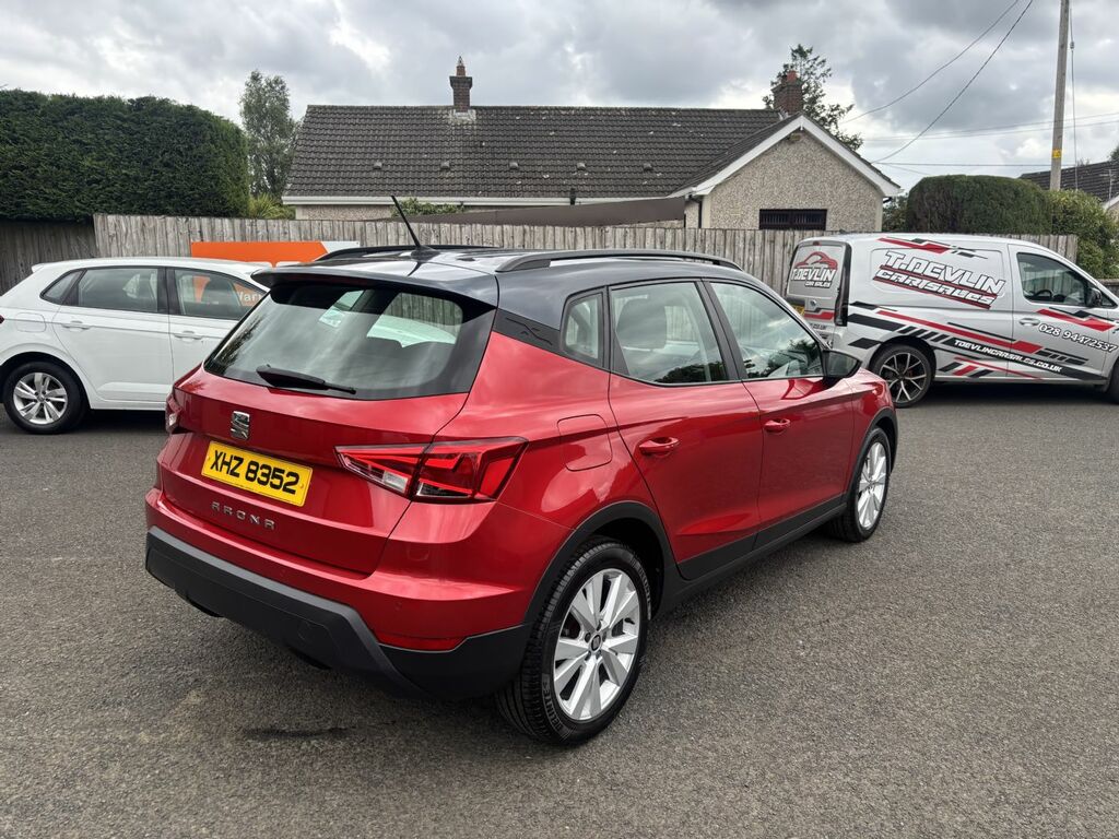 Seat Arona 1.0 Tsi Se Technology Dsg XHZ8352 Red #4