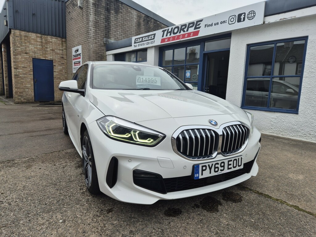 BMW 1 Series 2.0 118D M Sport 2020 White #3