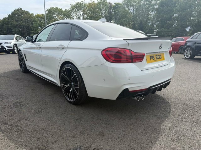 BMW 4 Series Gran Coupe 2.0 420D M Sport Hatchback Euro 6 White #4