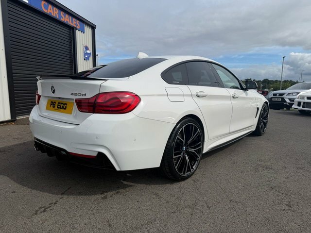 BMW 4 Series Gran Coupe 2.0 420D M Sport Hatchback Euro 6 White #3