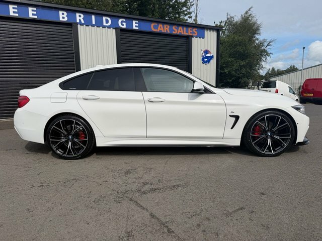 BMW 4 Series Gran Coupe 2.0 420D M Sport Hatchback Euro 6 White #2