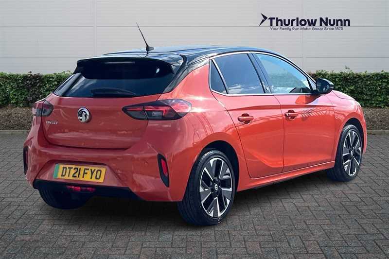 Vauxhall Corsa-e 50Kwh Sri Nav Premium Hatchback DT21FYO Orange #3