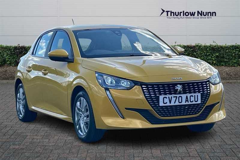 Peugeot 208 1.2 Puretech Active Hatchback Eu Yellow