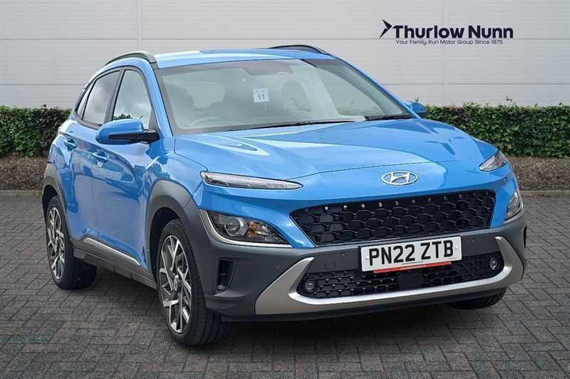 Hyundai Kona 1.6 H-gdi Premium Suv Hybrid Dct Euro 6 Blue