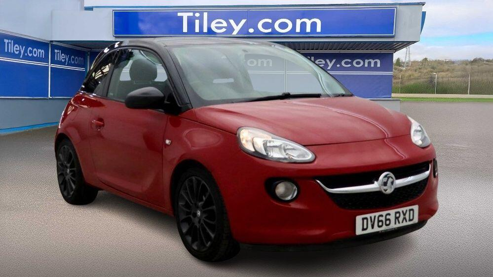 Vauxhall Adam 1.2I Jam Euro 6 DV66RXD Red