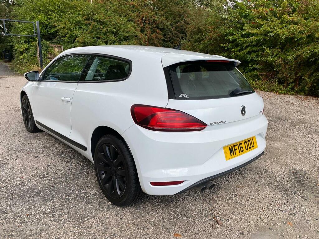 Volkswagen Scirocco Hatchback 2.0 Tdi Bluemotion Tech Euro 6 Ss White #4