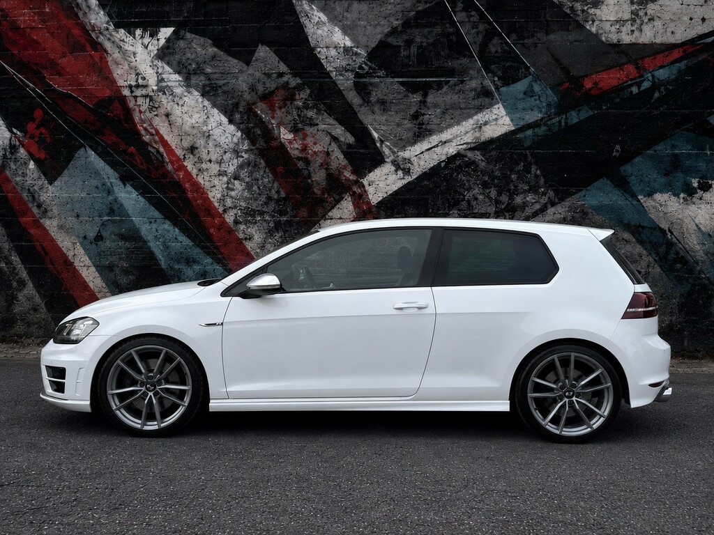 Volkswagen Golf 2.0 Tsi Bluemotion Tech R BL64ZDM White #5