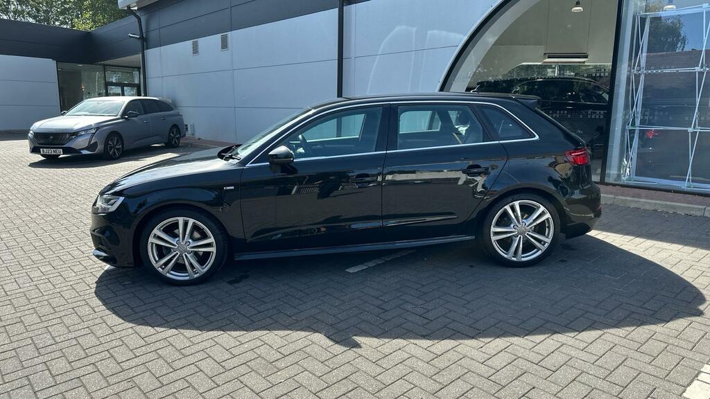 Audi A3 1.5 Tfsi Cod S Line Sportback S Tronic Euro 6 Ss DU18ZXX Black #2