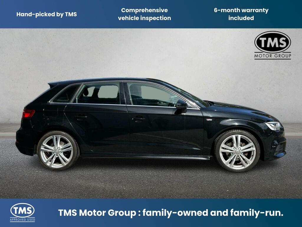 Audi A3 1.5 Tfsi Cod S Line Sportback S Tronic Euro 6 Ss Black