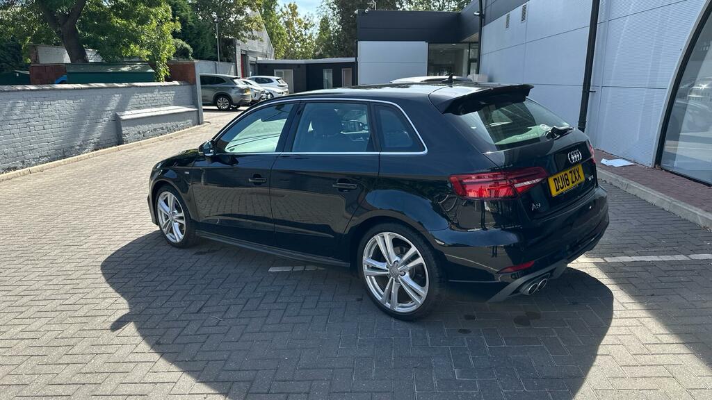 Audi A3 1.5 Tfsi Cod S Line Sportback S Tronic Euro 6 Ss DU18ZXX Black #3