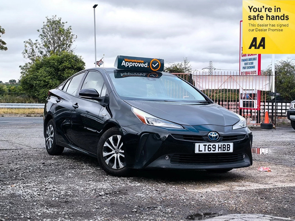 Toyota Prius 1.8 Hybrid 201969 Active 5 Seats 2 Black