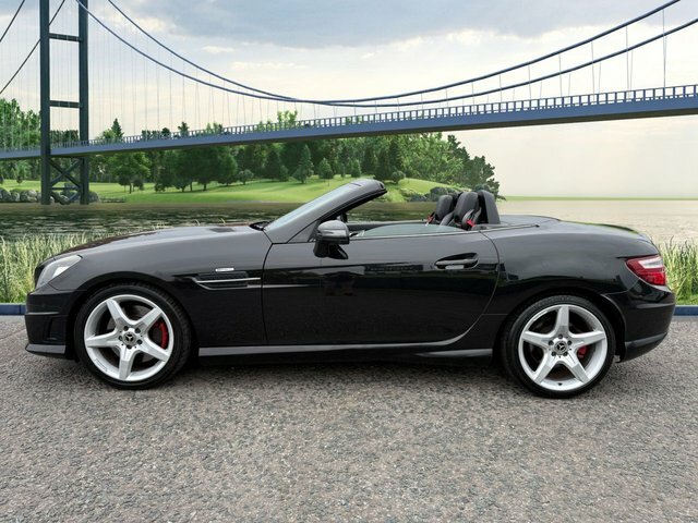Mercedes-Benz SLK 2.1 Slk250 Cdi Blueefficiency Amg Sport Convertibl Black #6
