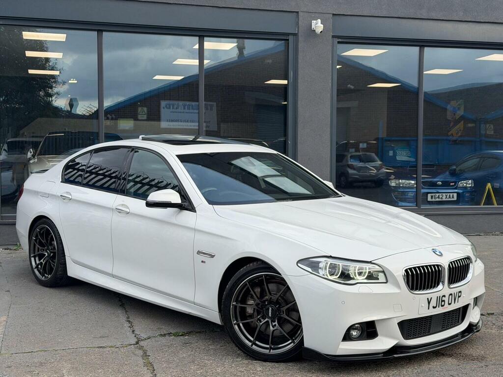 BMW 5 Series 3.0 535I M Sport Euro 6 Ss White #2