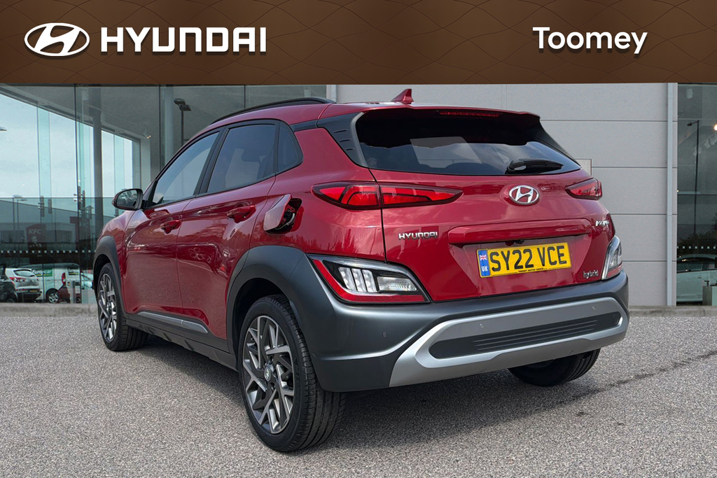 Hyundai Kona 1.6 H Gdi Premium Suv Hybrid Dct Euro 6 SY22VCE Red #3