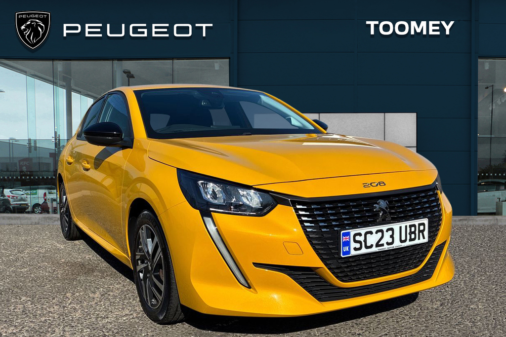 Peugeot 208 1.2 Puretech Allure Premium Plus Hatchback Pe Yellow