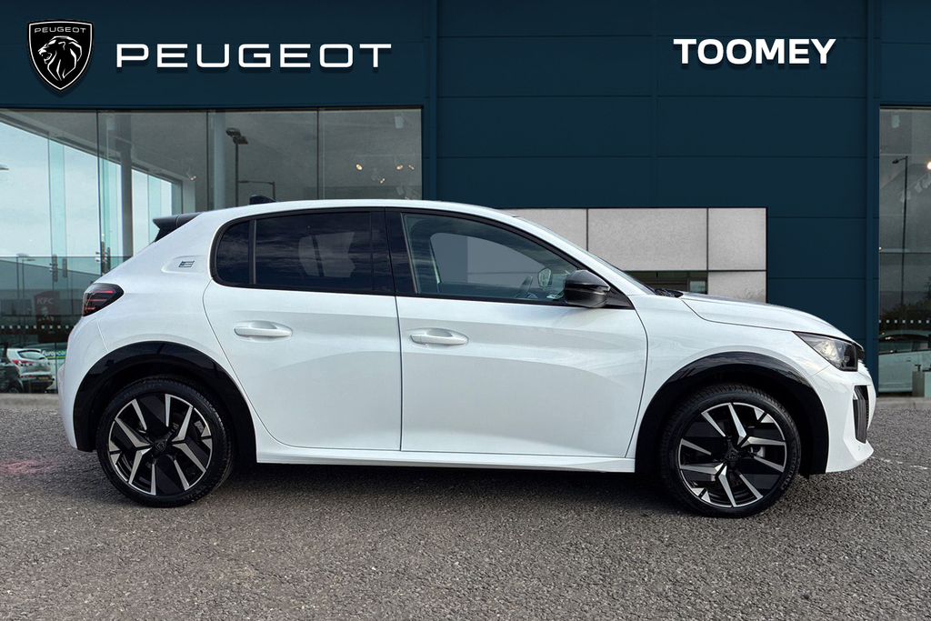Peugeot e-208 51Kwh Gt Hatchback 11Kw Charger White #4