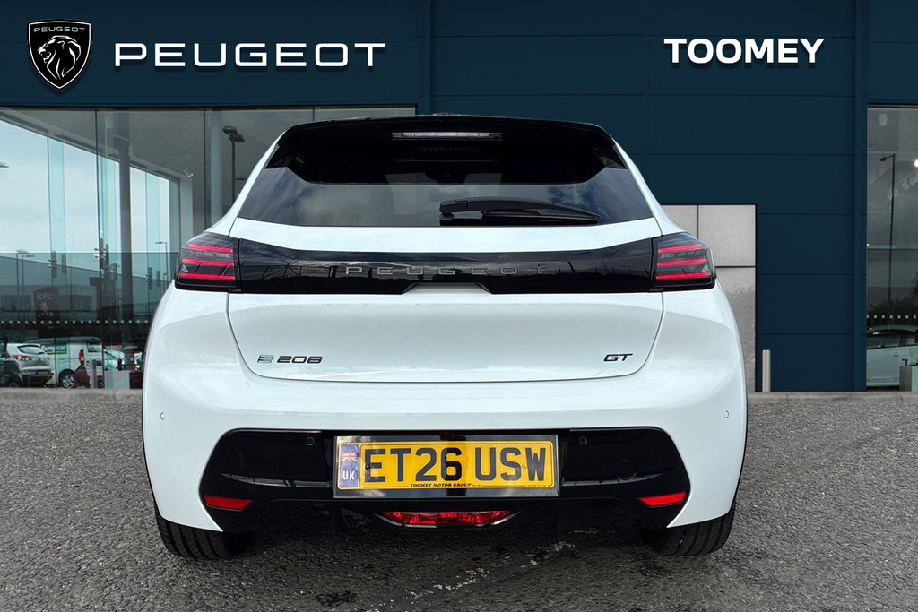 Peugeot e-208 51Kwh Gt Hatchback 11Kw Charger White #6
