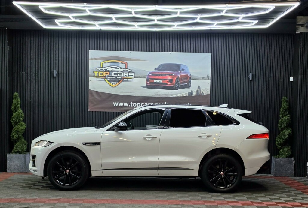 Jaguar F-Pace 2.0 D180 R-sport White #4