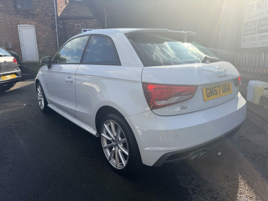 Audi A1 1.4 Tfsi S Line Euro 6 Ss GN67UKA White #4