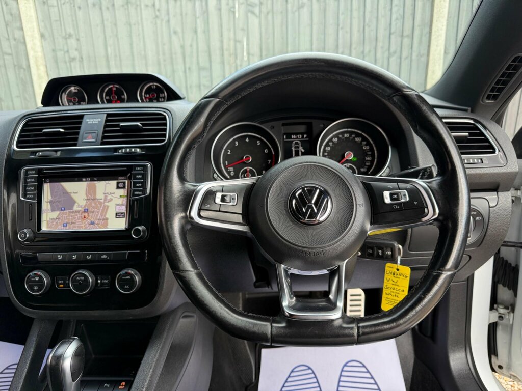 Volkswagen Scirocco 2.0 Tsi Gt Dsg Euro 6 Ss White #4