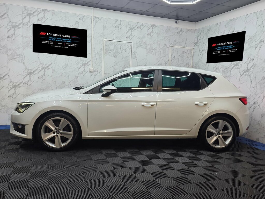 Seat Leon 1.8 Tsi Fr Hatchback Dsg Technology Pack Euro KX63EGF White #6