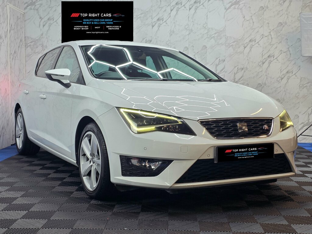 Seat Leon 1.8 Tsi Fr Hatchback Dsg Technology Pack Euro White