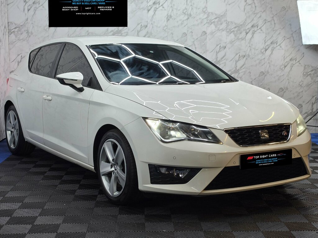 Seat Leon 2.0 Tdi Cr Fr Hatchback Ss 1 White