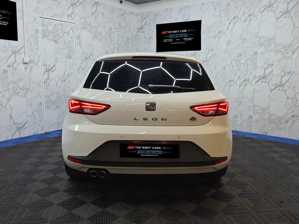 Seat Leon 2.0 Tdi Cr Fr Hatchback Ss 1 White #3
