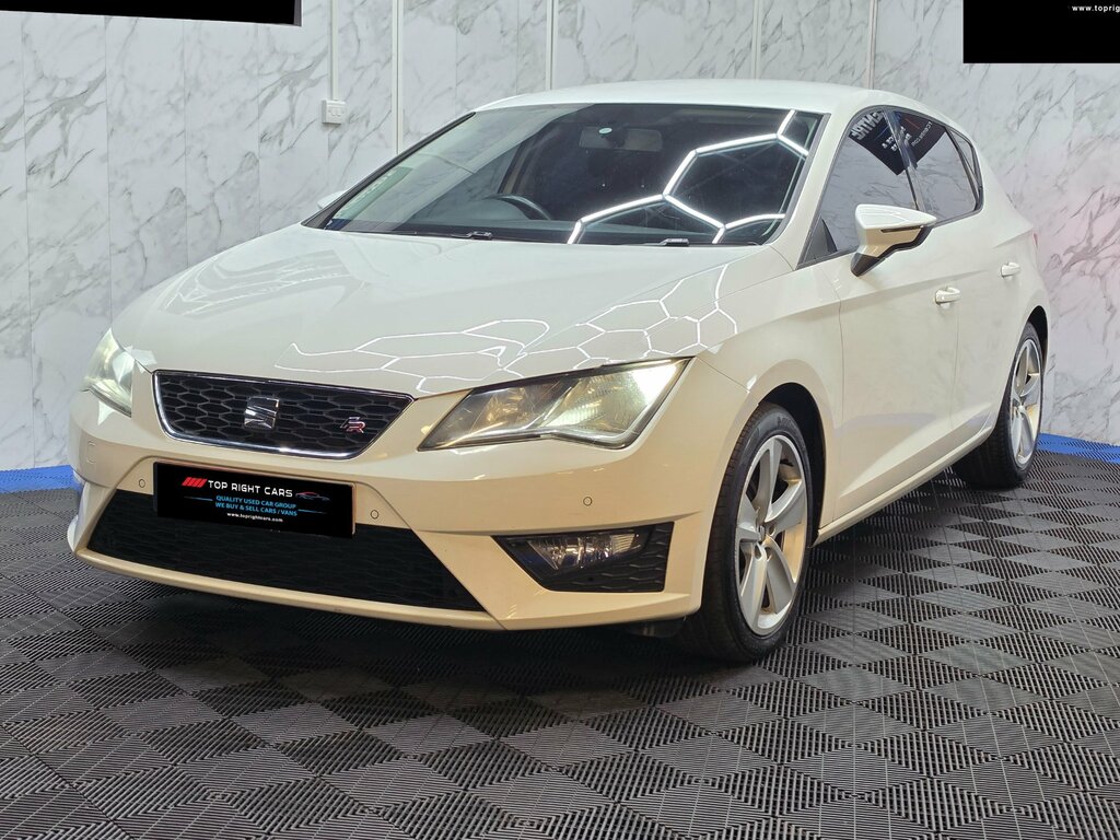 Seat Leon 2.0 Tdi Cr Fr Hatchback Ss 1 White #2