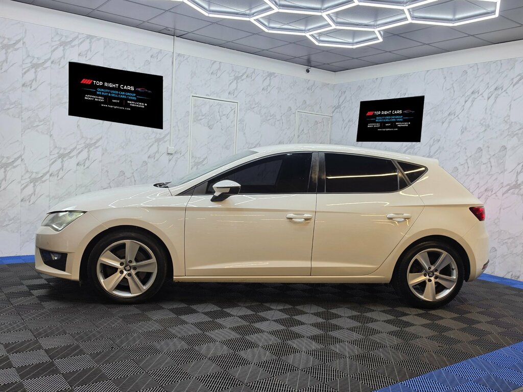 Seat Leon 2.0 Tdi Cr Fr Hatchback Ss 1 White #5