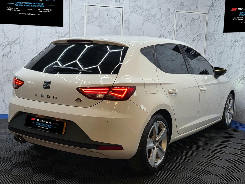 Seat Leon 2.0 Tdi Cr Fr Hatchback Ss 1 White #6