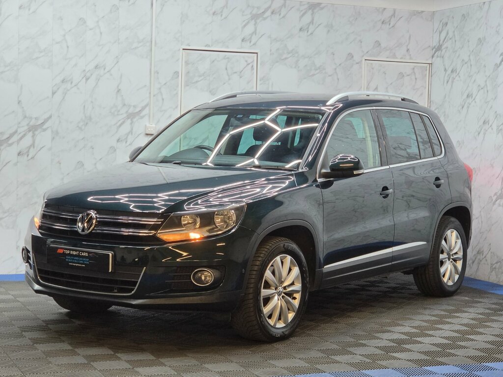 Volkswagen Tiguan 2.0 Tdi Bluemotion Tech Match Suv Dsg 4Wd Ss SO14NCA Green #3