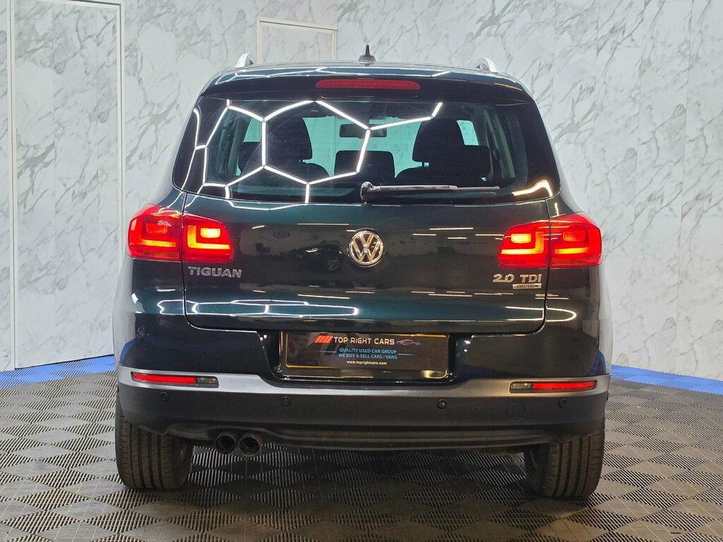 Volkswagen Tiguan 2.0 Tdi Bluemotion Tech Match Suv Dsg 4Wd Ss SO14NCA Green #4