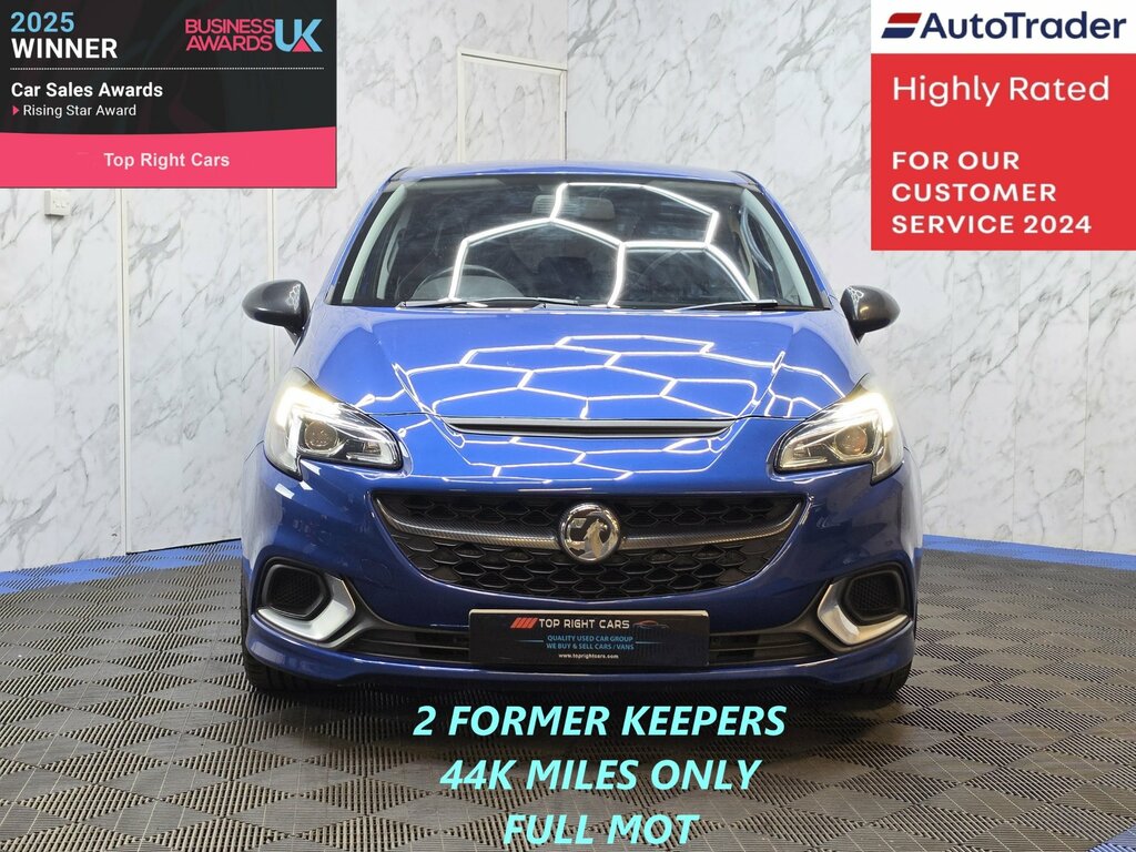 Vauxhall Corsa 1.6I Turbo Vxr Hatchback Euro 6 205 Ps Petro Blue #2