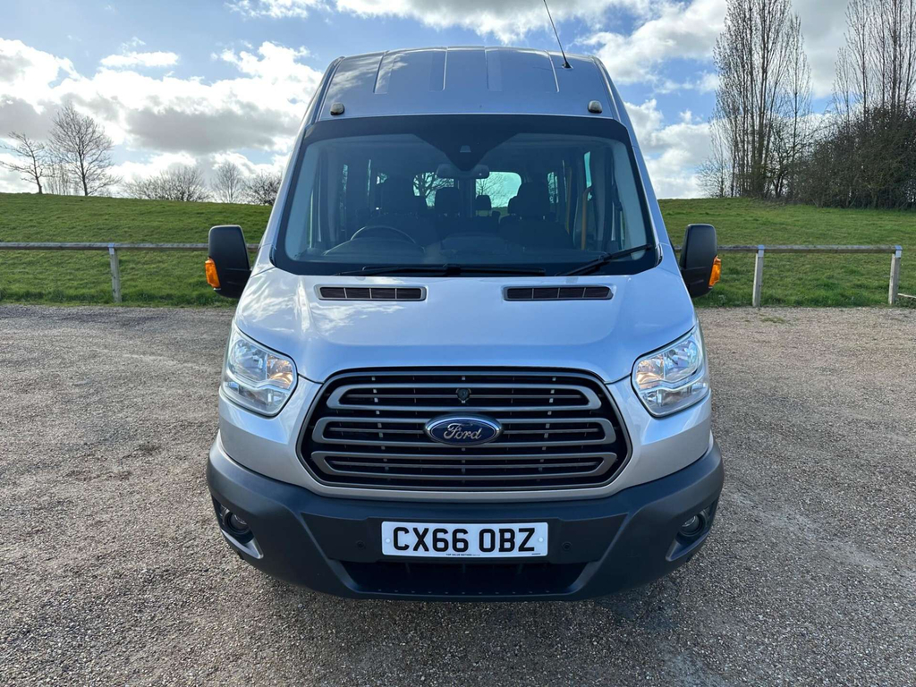 Ford Transit Custom 460 Hdt Trend L4 H3 18 Seats CX66OBZ Silver #2