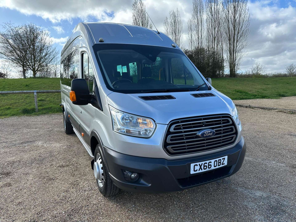Ford Transit Custom 460 Hdt Trend L4 H3 18 Seats CX66OBZ Silver